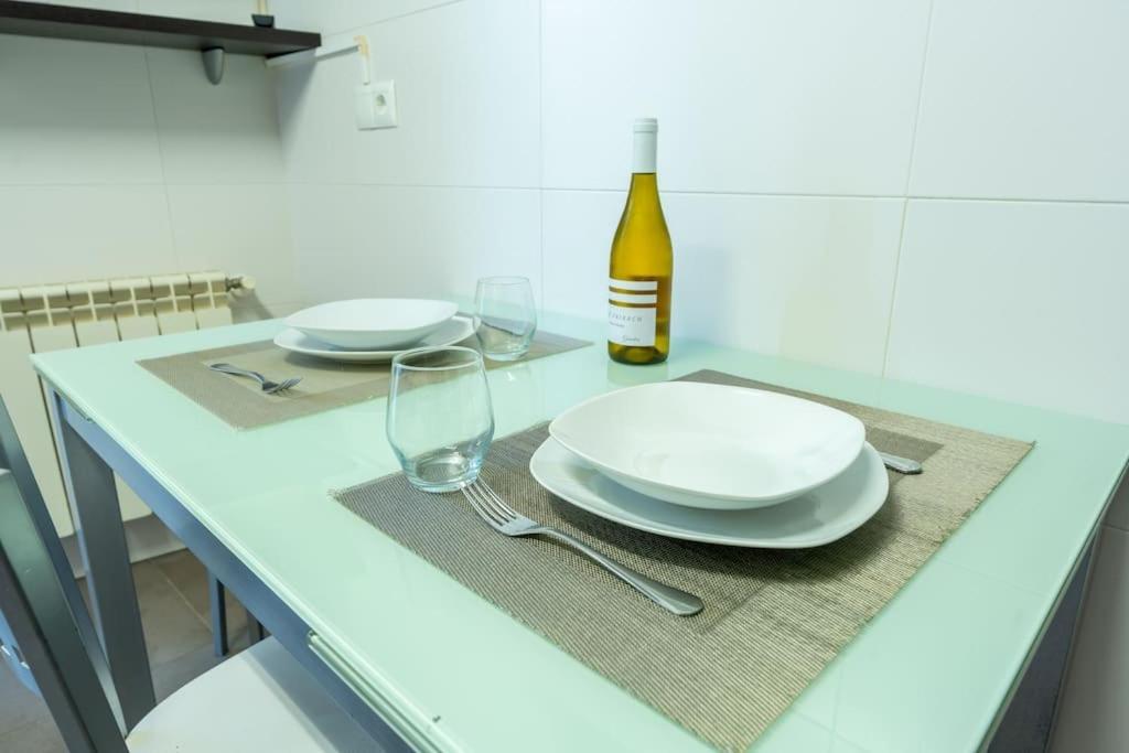 Apartamento En El Corazon De La Ciudad Con Parking Santander Buitenkant foto